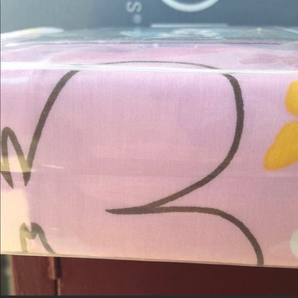 New Dwell Studio Pink Butterfly Window Panel Curtain 54”X 84” - Picture 6 of 7